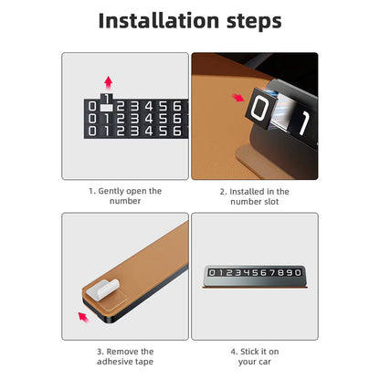 Auto Telefoonnummer Houder Techsuit DialCraft