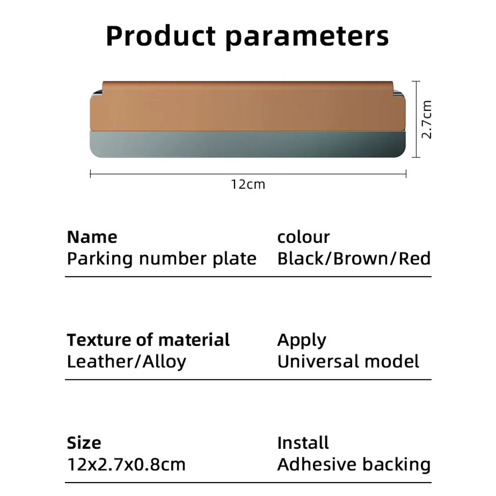 Auto Telefoonnummer Houder Techsuit DialCraft
