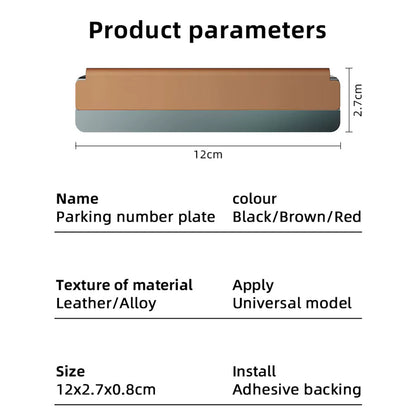 Auto Telefoonnummer Houder Techsuit DialCraft