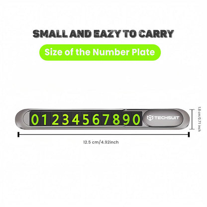 Auto Telefoonnummer Houder Techsuit PNP1