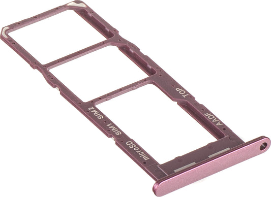 SIM-kaarthouder Samsung Galaxy A14 A145, Dual SIM, Wijnrood