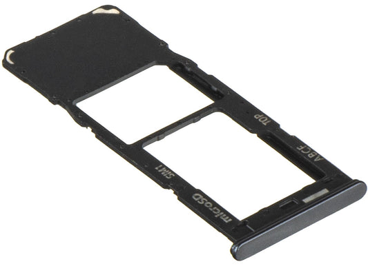 SIM-kaarthouder Samsung Galaxy A23 5G A236 / A23 A235, Single SIM, Zwart