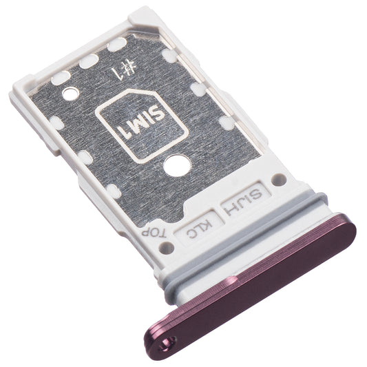SIM houder Samsung Galaxy S22 Ultra 5G S908, Paars (Bourgondië)