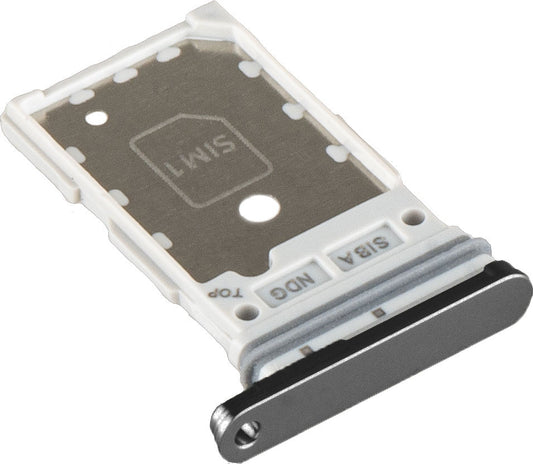 SIM-houder Samsung Galaxy S24 FE S721, Dual SIM, Grijs