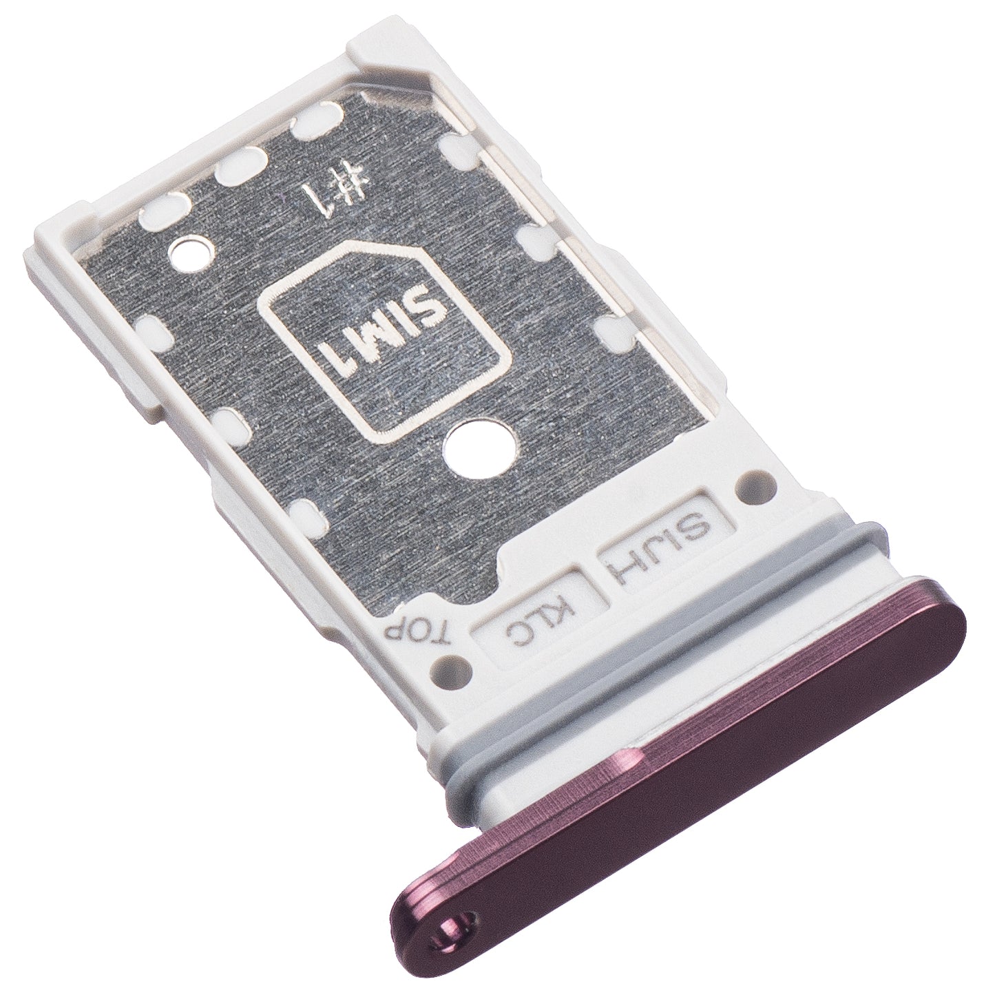 SIM-houder Samsung Galaxy S22 Ultra 5G S908, Single SIM, Paars (Burgundy)
