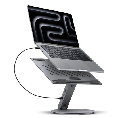 Spigen LD204H Laptopstandaard, Zilver