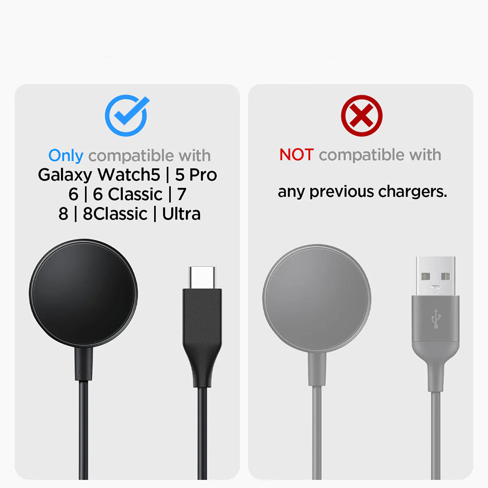 Spigen S353 houder voor Samsung Galaxy Watch Series, Zwart AMP05302