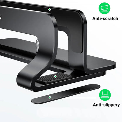 Verticale UGREEN LP258 (25706) Laptopstandaard voor laptops met een dikte van 12mm - 26mm, Zwart