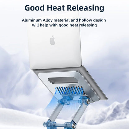 Yesido LP06 standaard voor Laptop 10inch - 17.3inch, Zilver