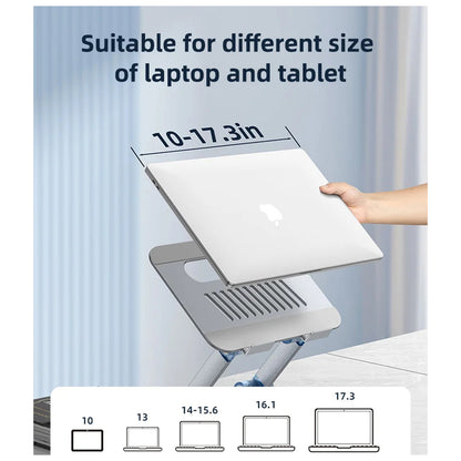 Yesido LP06 standaard voor Laptop 10inch - 17.3inch, Zilver
