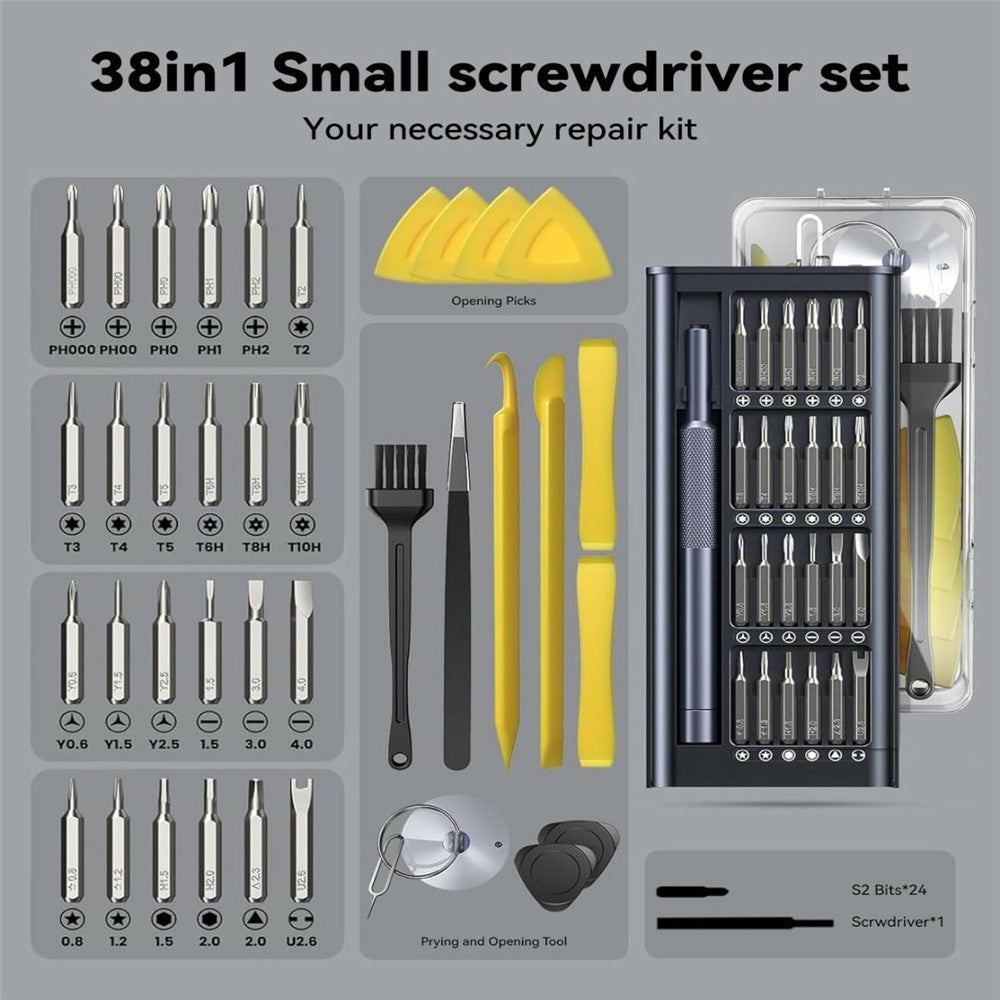 Axth Pro Schroevendraaier, 25in1, Grijs