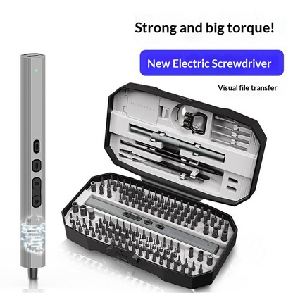 Elektrische Schroevendraaier Jiafa, 153in1, Grijs