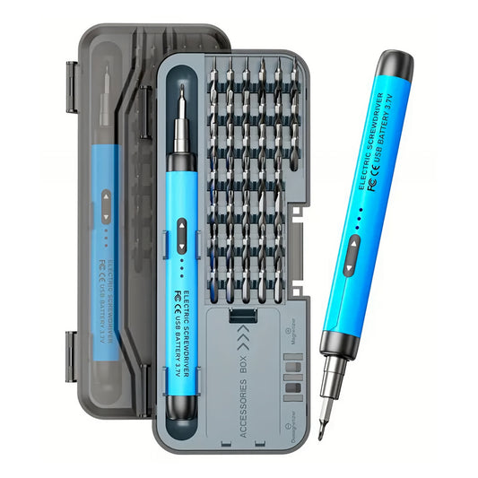 Elektrische Schroevendraaier OEM J1, 46in1, Blauw