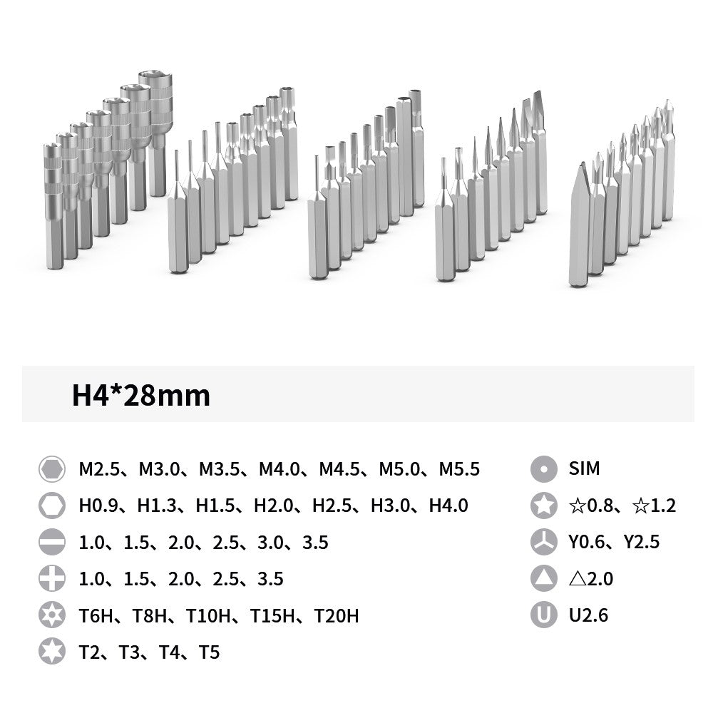 King'sdun KS-840059 Schroevendraaier, 48in1, Grijs