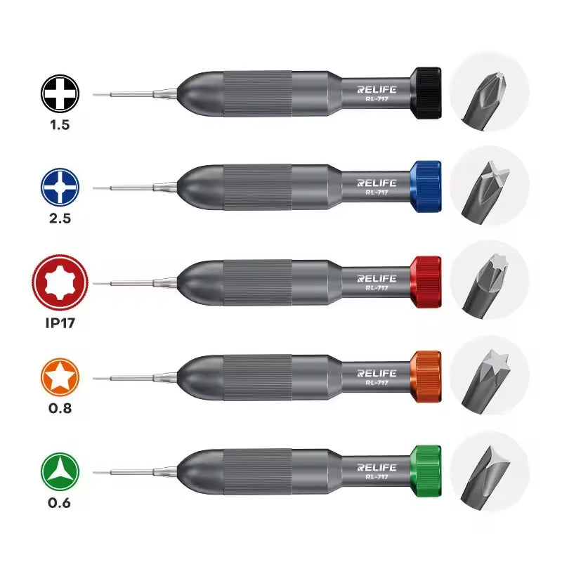 Schroevendraaier Relife RL-717A, 5in1