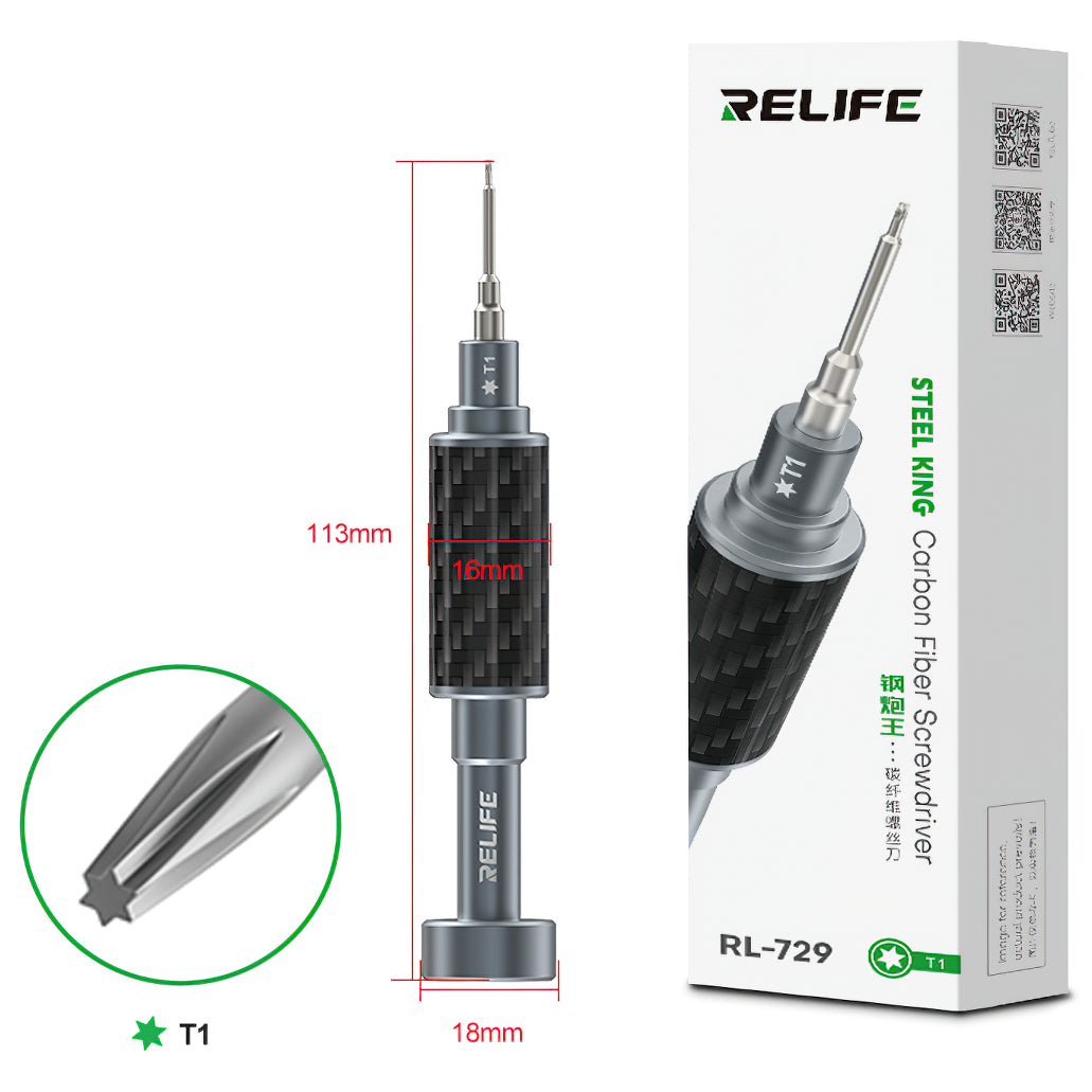 Schroevendraaier Relife RL-729, Torx T1 