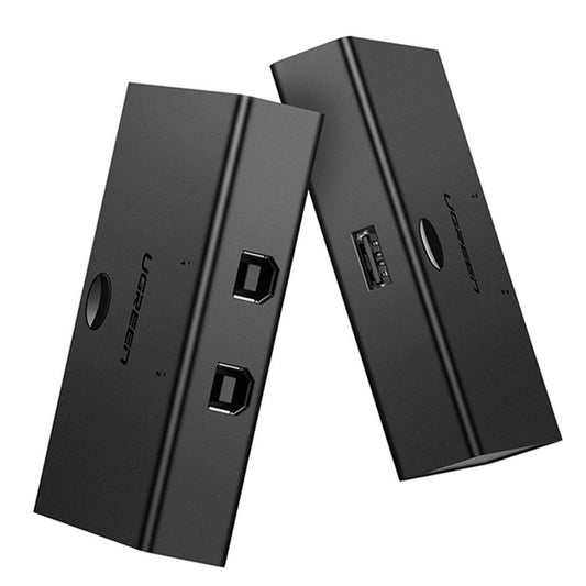 USB-schakelaar UGREEN US158, 2 x USB-B, zwart