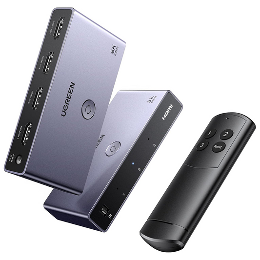 Video HDMI Switch UGREEN CM624 (15604), Grijs, Herverpakt