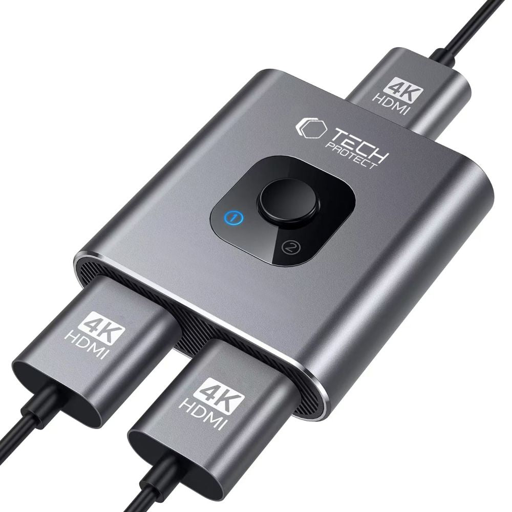 Switch Video HDMI Tech-Protect HB07, Grijs