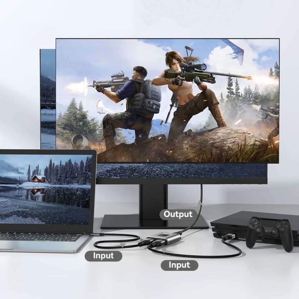 Switch Video HDMI Tech-Protect HB07, Grijs