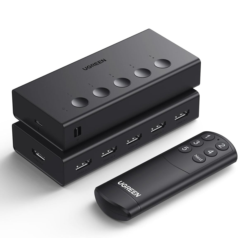 Switch Video HDMI UGREEN CM568 (90512), Zwart