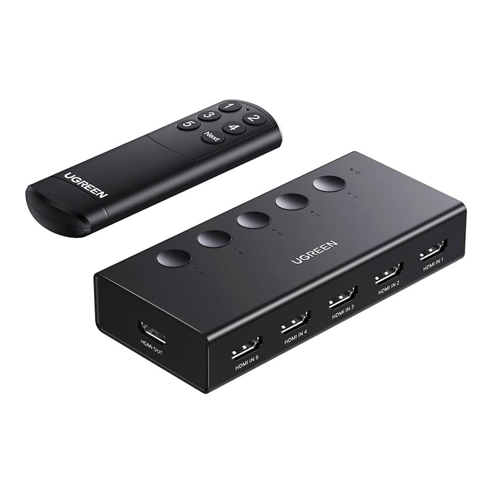 Switch Video HDMI UGREEN CM568 (90512), Zwart