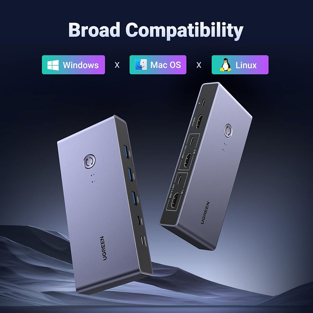 Video Switch UGREEN CM692, Gri