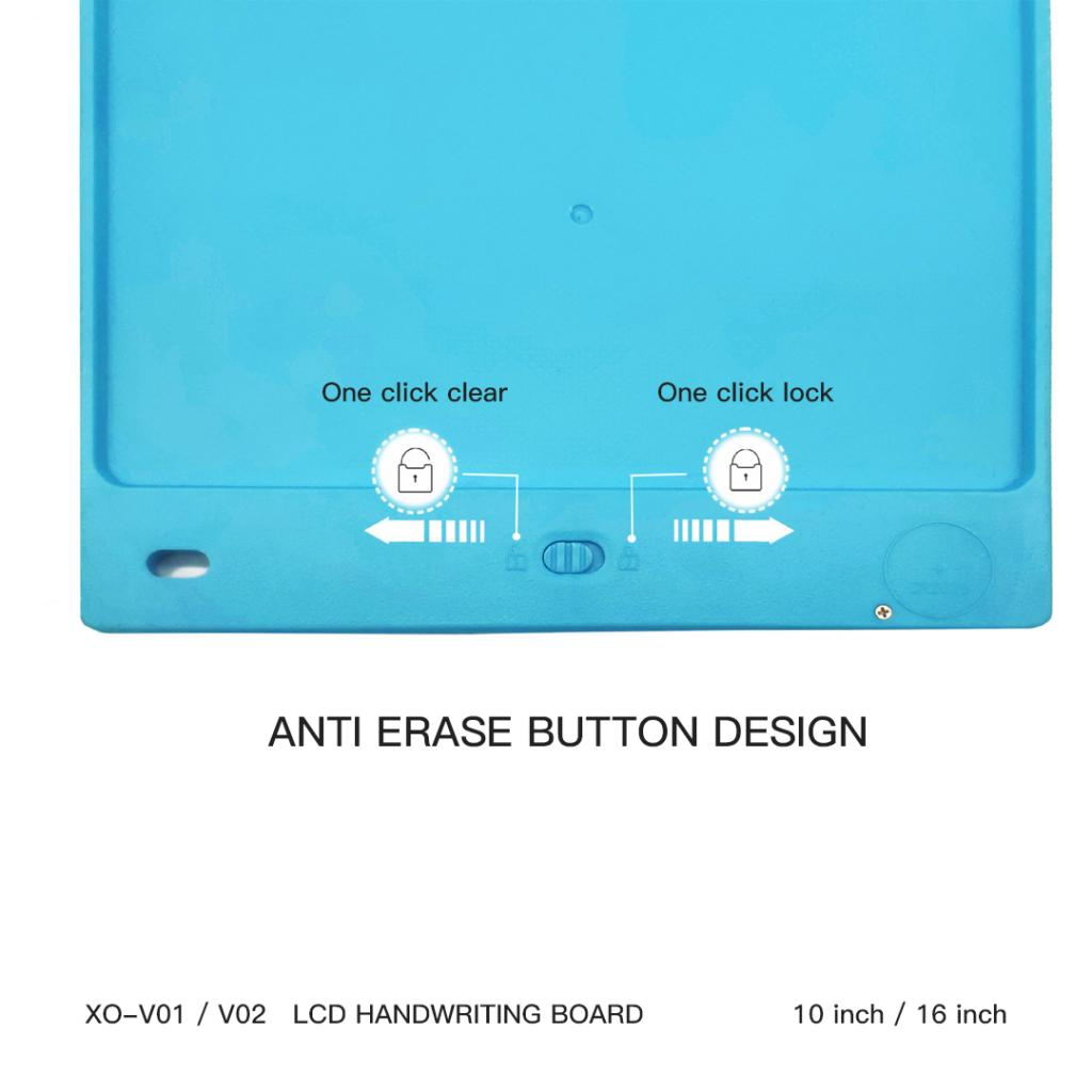 Tekentablet / Schrijftablet XO Design V02, 16 inch, Blauw