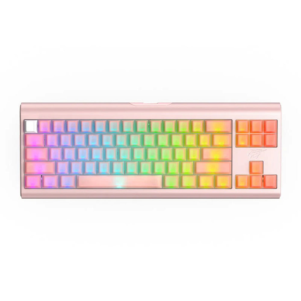 Gamingtoetsenbord HAVIT KB896L, RGB, 1.2m, Roze