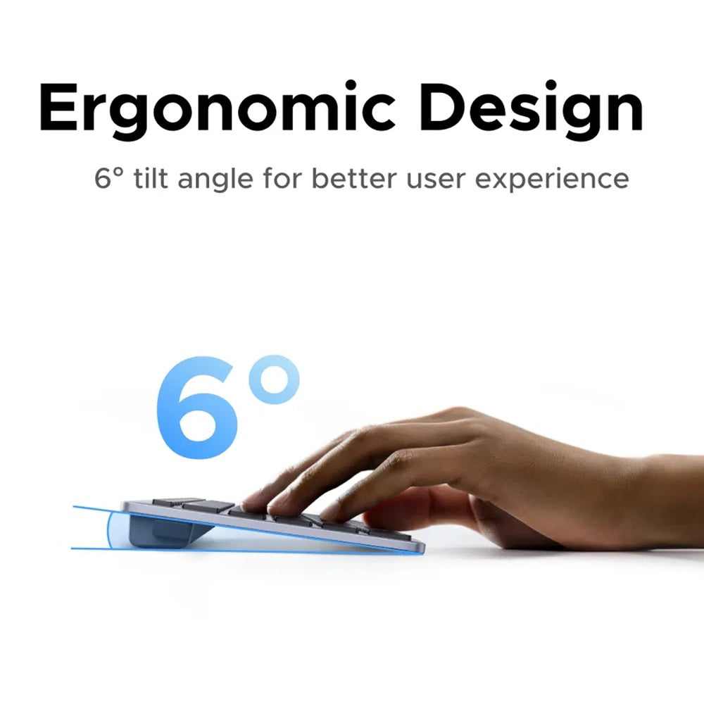 Draadloos Toetsenbord UGREEN K552 (75163), BT / Wi-Fi, Zwart