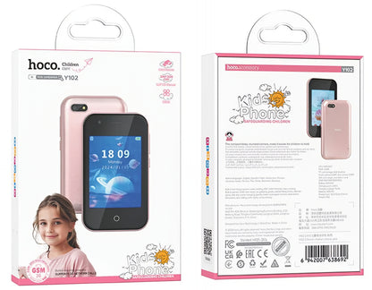 Mobiele Telefoon HOCO Y102 Kids, 2G, Display 2.8inch, Roze