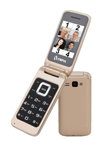 Mobiele Telefoon Olympia Luna Dual SIM, Goud 2212