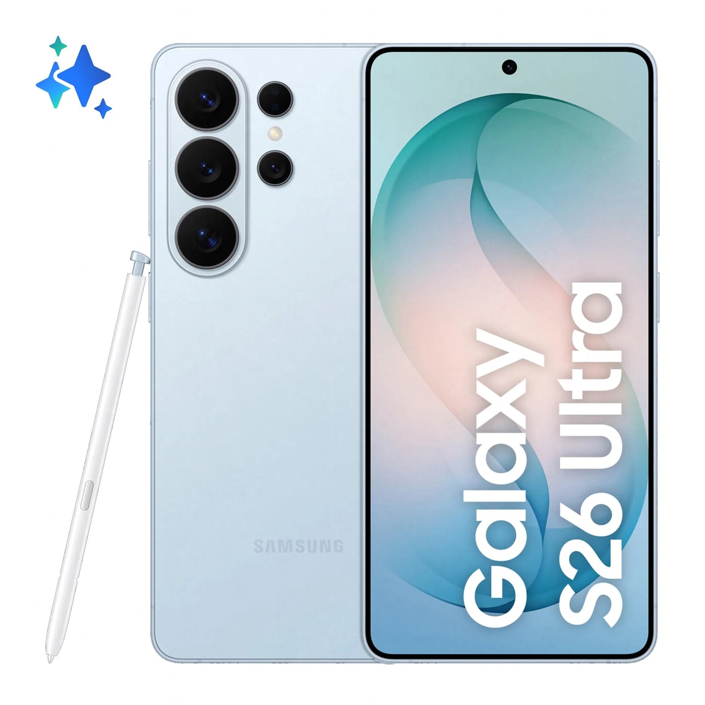 Samsung Galaxy S26 Ultra mobiele telefoon, 512GB, 12GB, Sky Blue SM-S948BLBGEUB