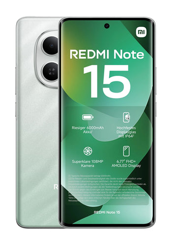 Mobiele Telefoon Xiaomi Redmi Note 15 4G, 256GB, 8GB, Groen MZB0MNPEU
