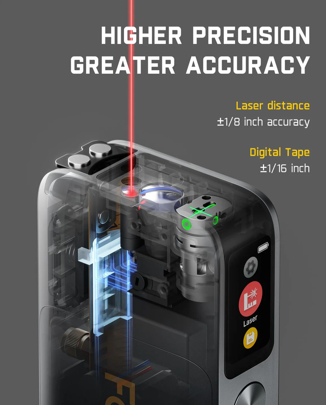 Fanttik A10 Apex afstandsmeter, 3-in-1