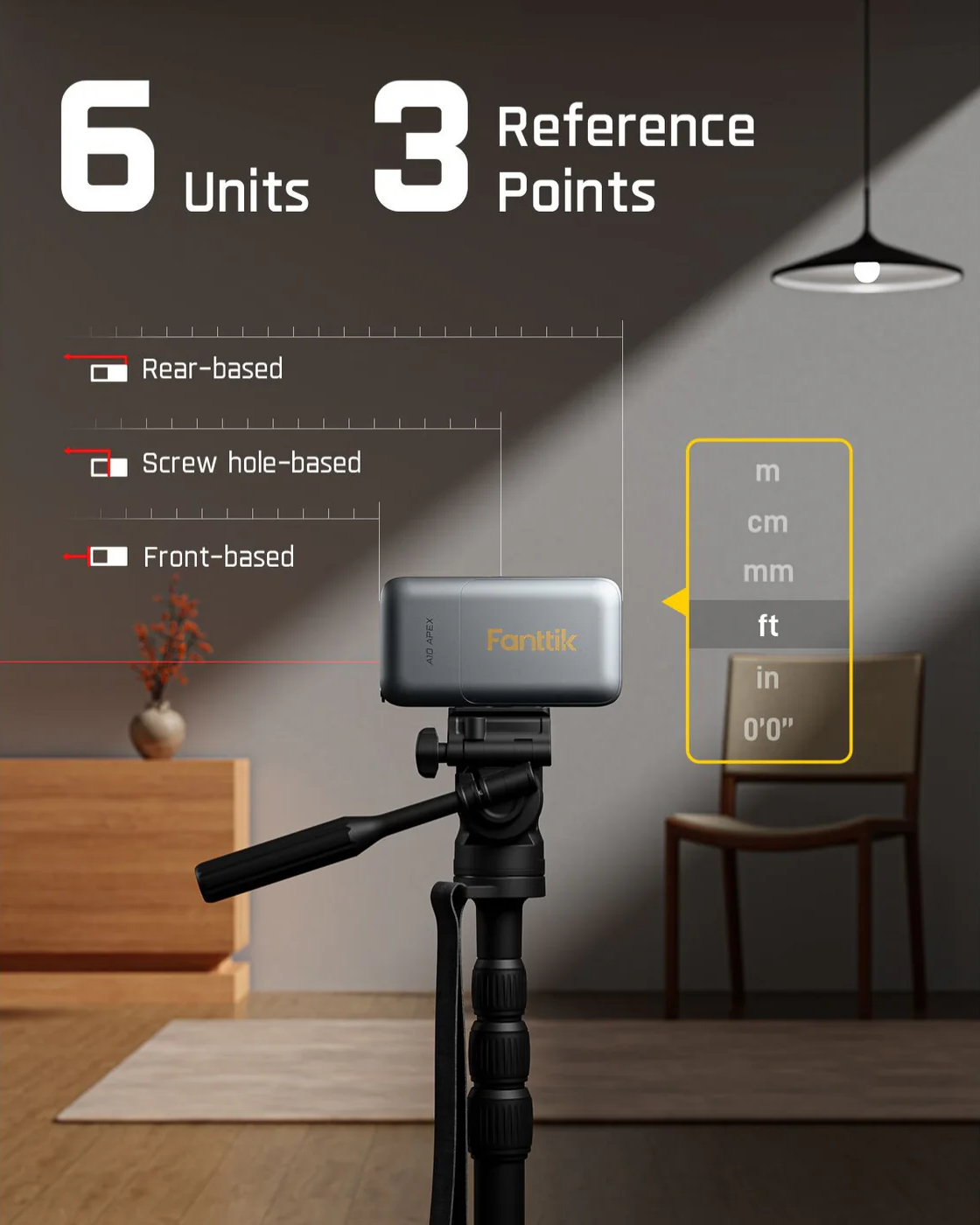 Fanttik A10 Apex afstandsmeter, 3-in-1