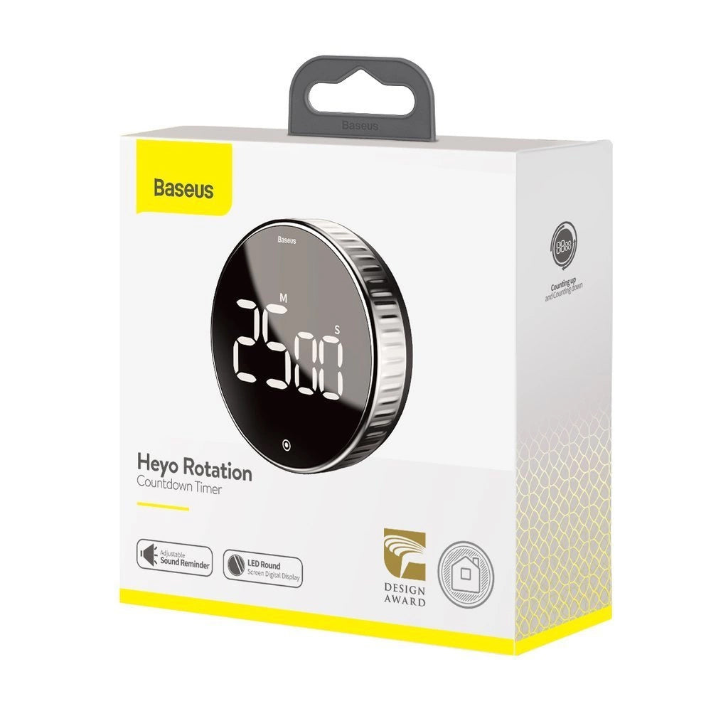Timer Temporizator Baseus Heyo Rotation, Zwart ACDJS-01