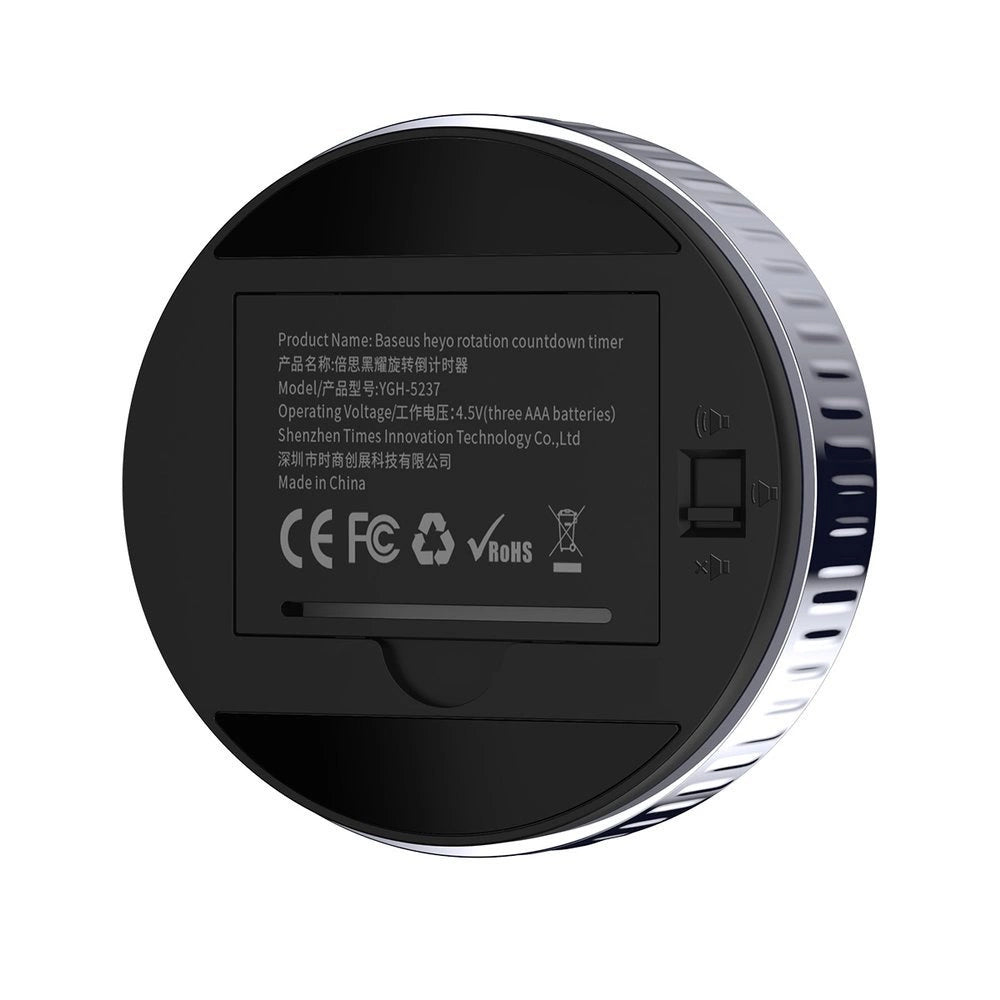 Timer Temporizator Baseus Heyo Rotation, Zwart ACDJS-01