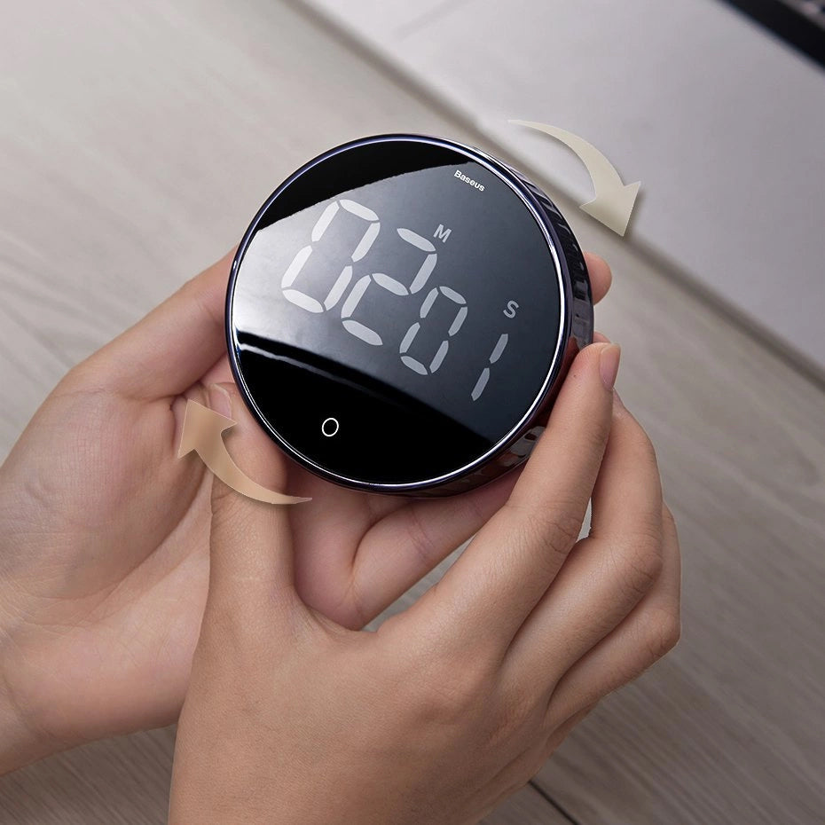 Timer Temporizator Baseus Heyo Rotation, Zwart ACDJS-01