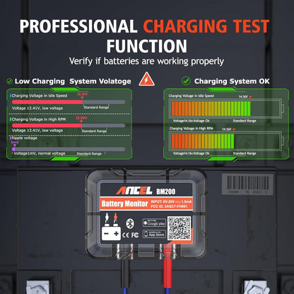 Bluetooth Tester Auto Batterijmonitor Ancel BM200