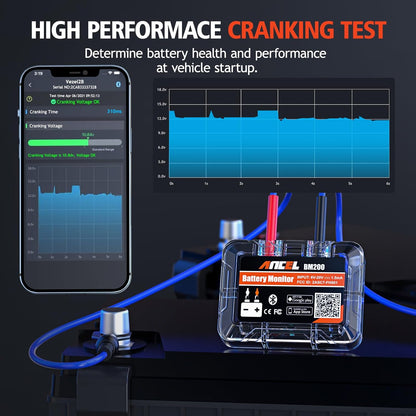 Bluetooth Tester Auto Batterijmonitor Ancel BM200