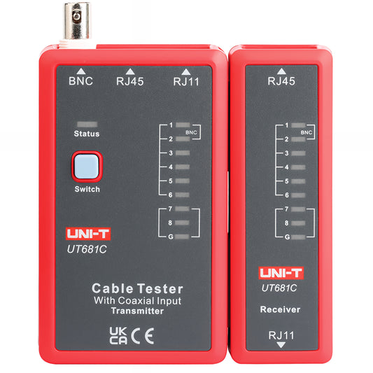 UTP / BNC Netwerkkabeltester UNI-T UT681C