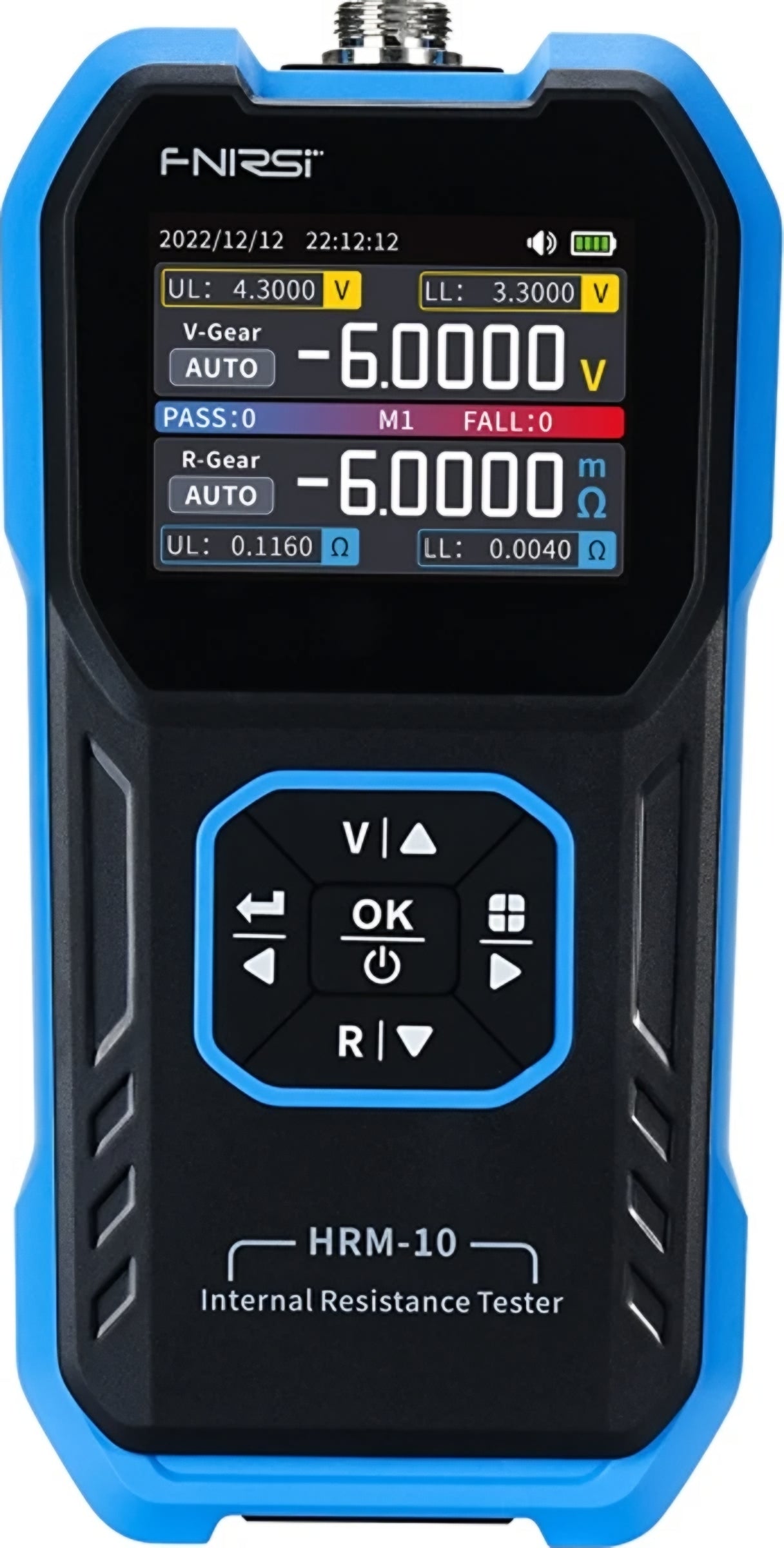 Tester Service Fnirsi HRM-10 voor het meten van interne weerstand en spanning van batterij / accu