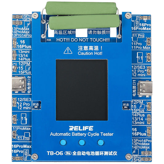Tester Service Relife TB-06 Pro voor het controleren van het aantal cycli van de batterij Apple iPhone 11 - 16 Series