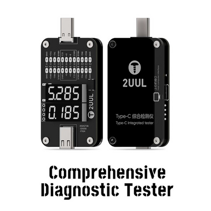 Spanningtester 2UUL PW32, USB-C