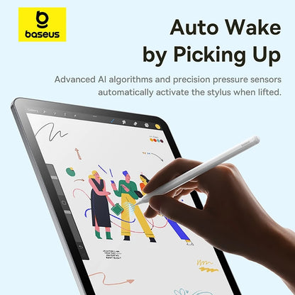 Touch Pen Baseus Smooth Writing 3 Series voor Apple iPad, Actieve Draadloze Versie, Wit P80080806213-00