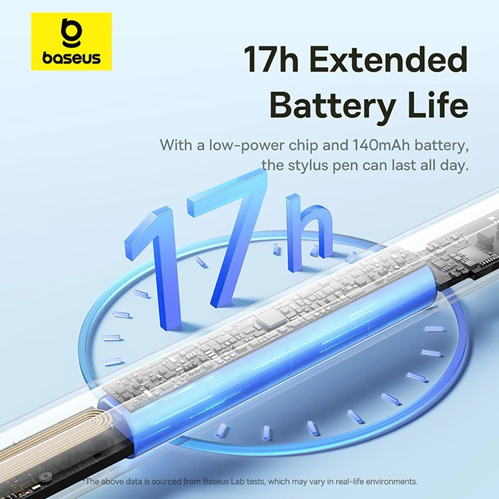 Touch Pen Baseus Smooth Writing 3 Series voor Apple iPad, Actieve Draadloze Versie, Wit P80080806213-00