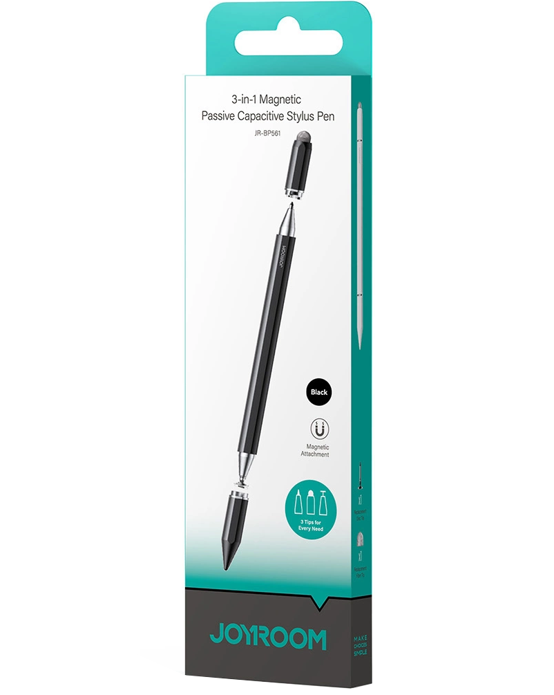 Touch Pen Joyroom JR-BP561 3in1, Zwart