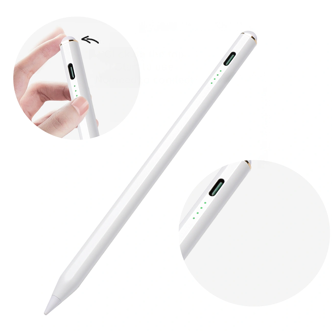 Touch Pen Joyroom JR-X9S voor Apple iPad, Actieve Versie, Wit