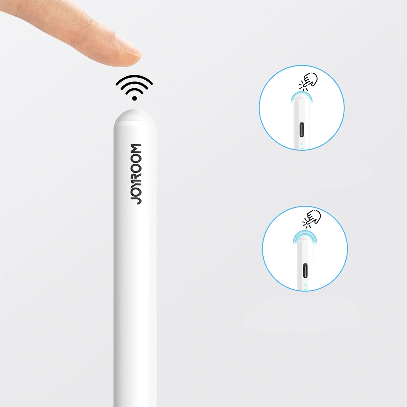 Touch Pen Joyroom JR-X9S Pro voor Apple iPad, Active Versie, Wit